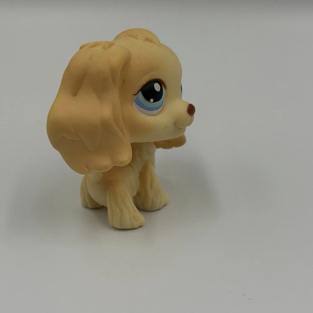 Littlest Pet Shop (LPS) #91 Cocker Spaniel‎ Dog with Blue Eyes